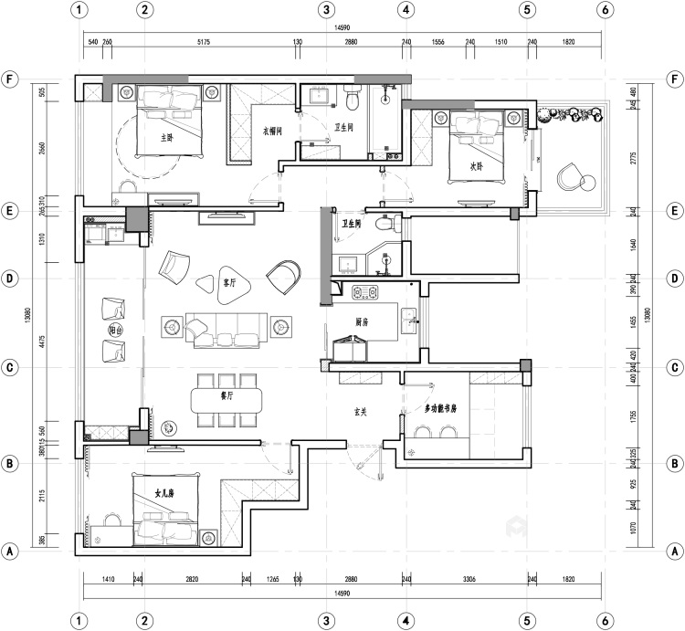150平米四室两厅装修费用多少钱